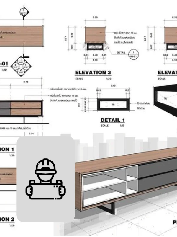 [ CAR ] Planos Construcción CARPINTERIAS